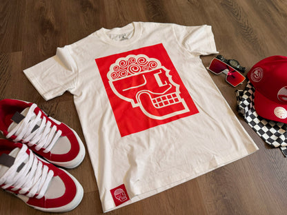 FWRST Red on White Tee by Jeremy Worst