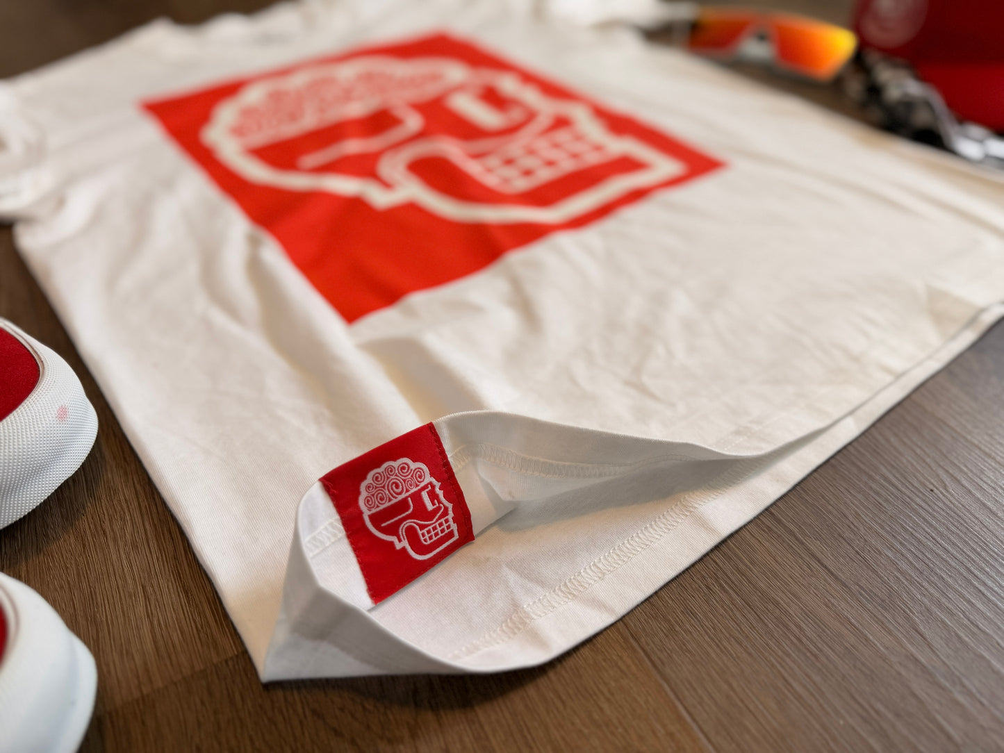 FWRST Red on White Tee by Jeremy Worst