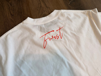 FWRST Red on White Tee by Jeremy Worst