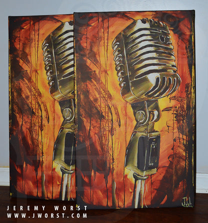 JEREMY WORST Mic Original Artwork Signed Framed Print nsfw jewelry  instagram  anime nsfw sticker