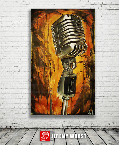 JEREMY WORST Mic Original Artwork Signed Framed Print nsfw jewelry  instagram  anime nsfw sticker
